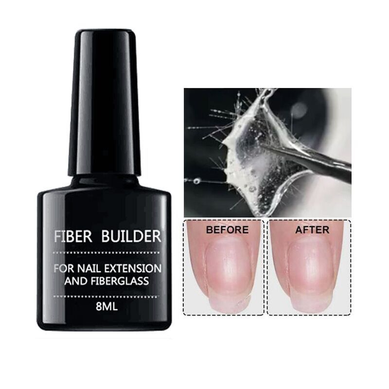 Fiber Builder Nail Gel Quick Building Repair Broken Nails Soak Off UV Gel 5 Fiber Builder Nail Gel Quick Building Repair Broken Nails Soak Off UV Gel - Image 5