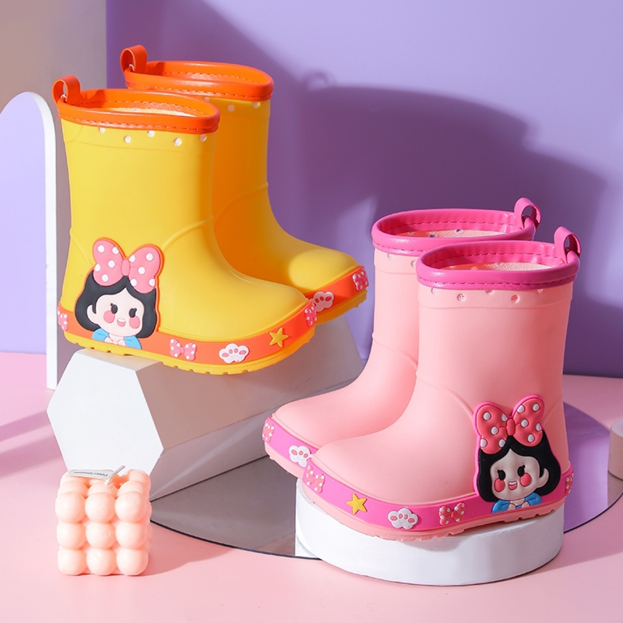 Girls' Princess Rain Boots 6 Girls' Princess Rain Boots - Image 6