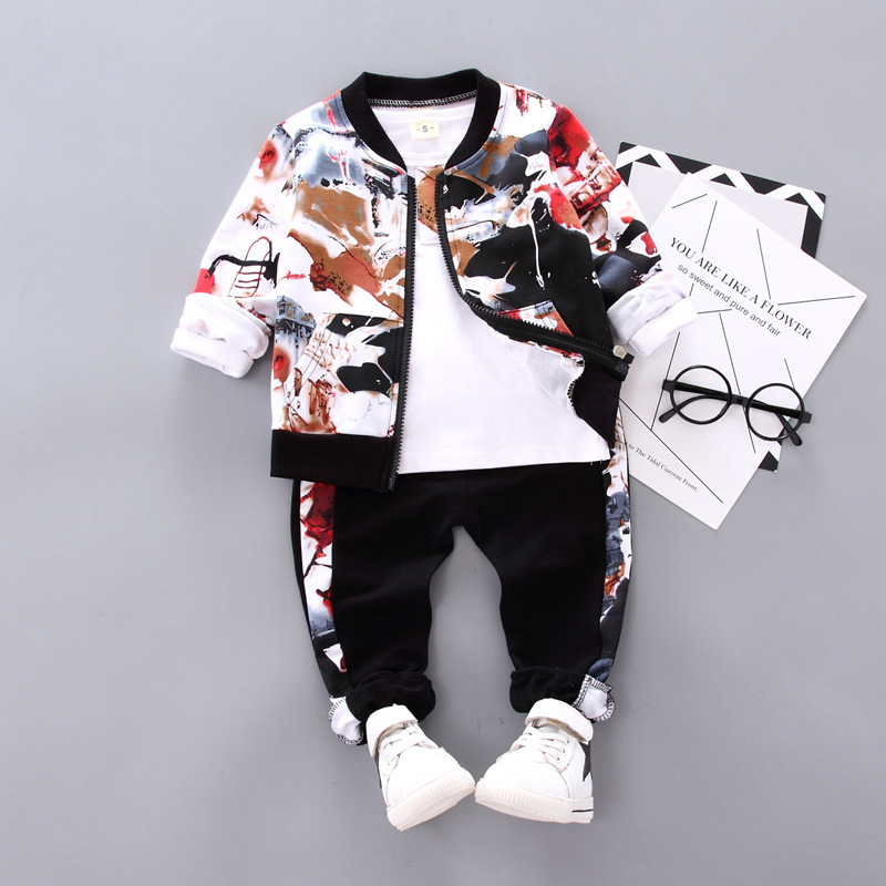 Boys' Clothes Three-Piece Set 2 Boys' Clothes Three-Piece Set - Image 2