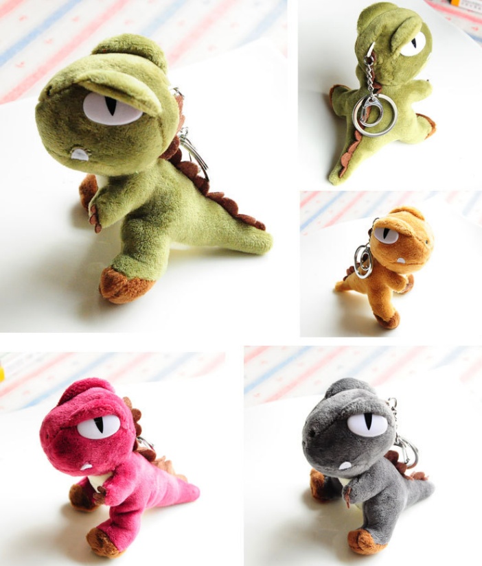 Dinosaur Plush with Pendants Keychain 7 Dinosaur Plush with Pendants Keychain - Image 7