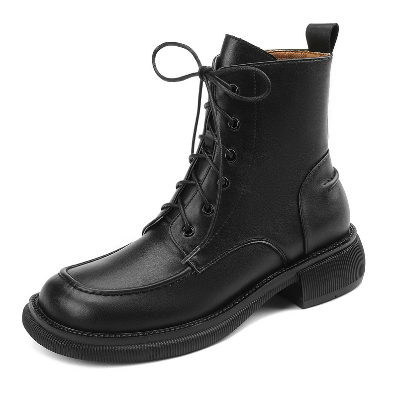 Shoes Big Toe Martin Lace-up Ankle Boots Single-layer Boots 7 Shoes Big Toe Martin Lace-up Ankle Boots Single-layer Boots - Image 7