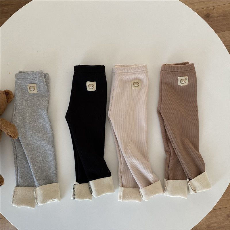 Single-layer Fleece-lined Leggings 1 Single-layer Fleece-lined Leggings