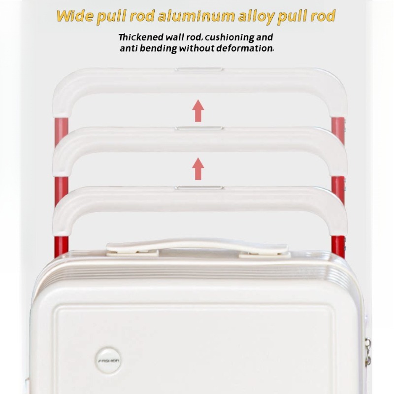 Wide Pull Rod Design Luggage Compartment, Large Capacity Luggage With Foldable Cup Holder And USB Interface 9 Wide Pull Rod Design Luggage Compartment, Large Capacity Luggage With Foldable Cup Holder And USB Interface - Image 9