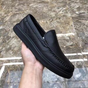 Soft Leather Slip On Loafers