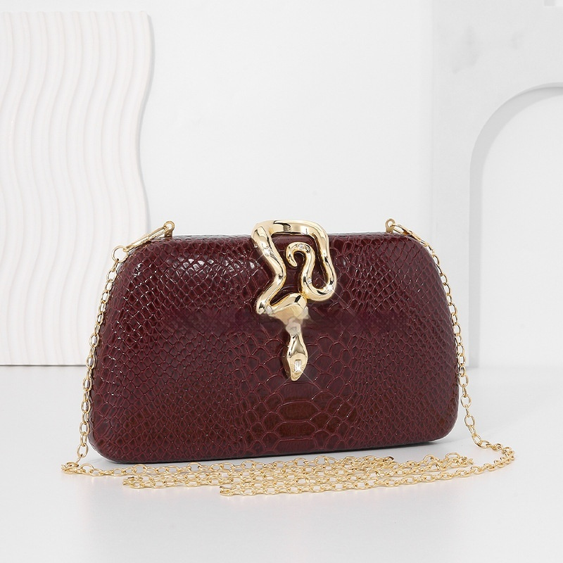 Women's Snake-Print Evening Tote With Flair 7 Women's Snake-Print Evening Tote With Flair - Image 7