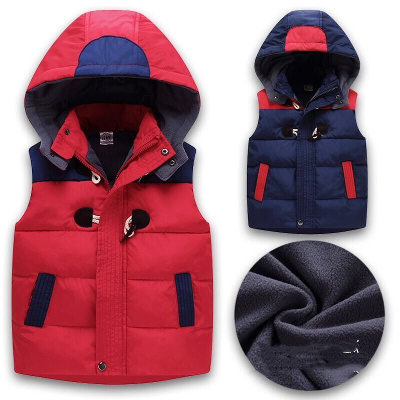 Velvet Padded Hooded Vest 5 Velvet Padded Hooded Vest - Image 5