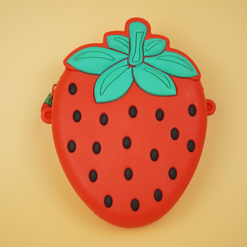 Silicone Avocado Crossbody Bag Coin Purse 6 Silicone Avocado Crossbody Bag Coin Purse - Image 6