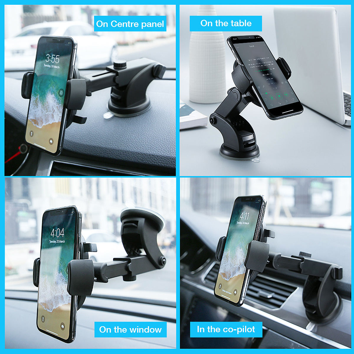 Car Phone Holder Telescopic Car Dashboard Suction Cup 9 Car Phone Holder Telescopic Car Dashboard Suction Cup - Image 9