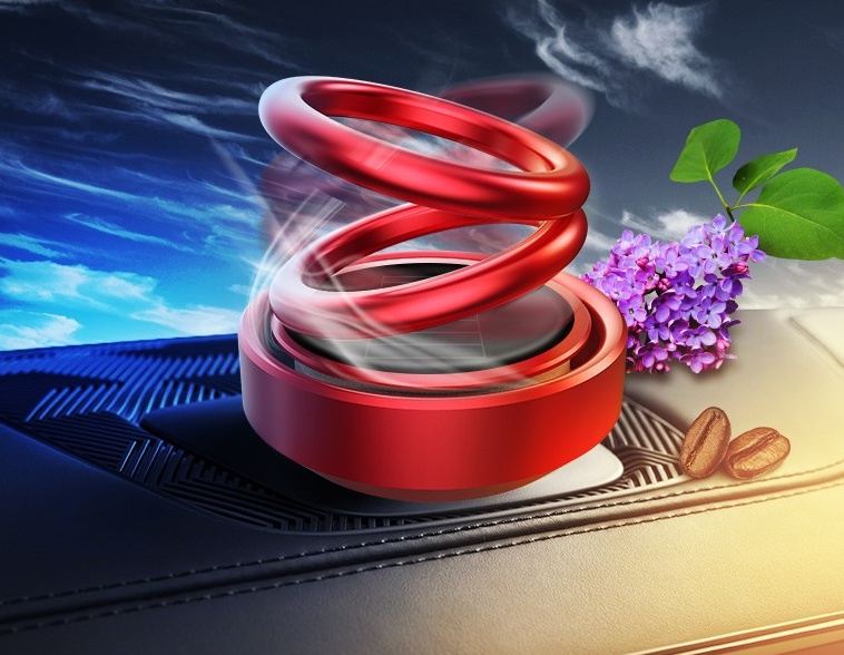 Solar Auto Rotation Car Air Freshener Perfume Seat 6 Solar Auto Rotation Car Air Freshener Perfume Seat - Image 6