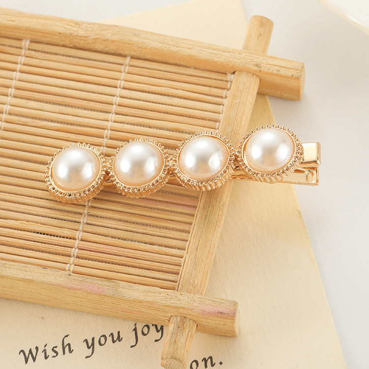Slip-on Pearl Bow Hair Clip 10 Slip-on Pearl Bow Hair Clip - Image 10