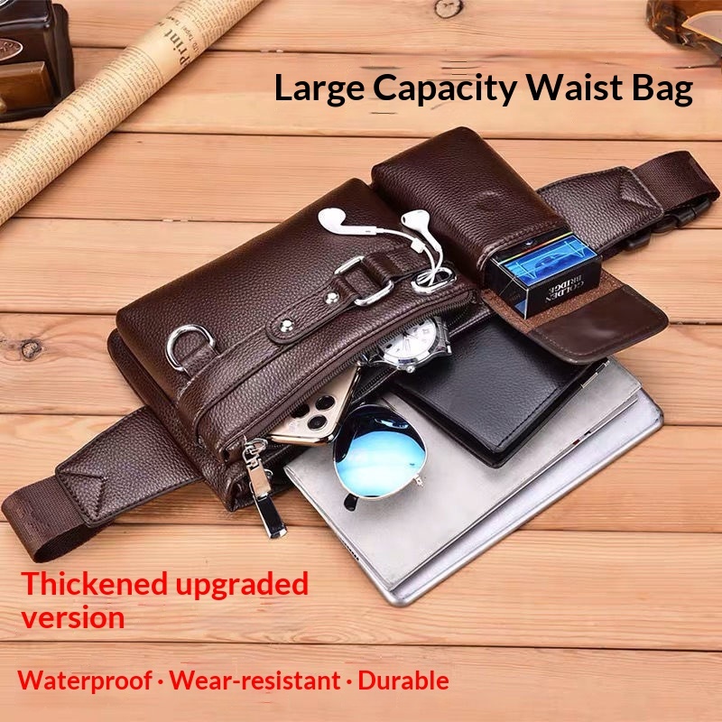 Men's Waist Bag Large-Capacity Multifunction Crossbody Bag 1 Men's Waist Bag Large-Capacity Multifunction Crossbody Bag