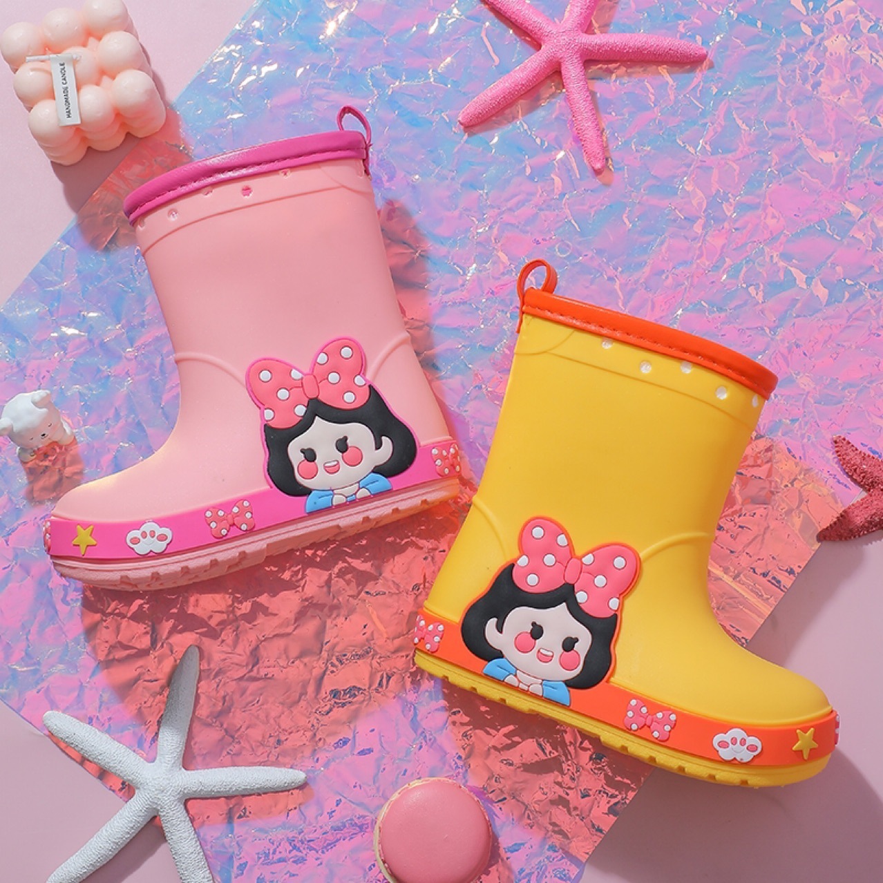 Girls' Princess Rain Boots 9 Girls' Princess Rain Boots - Image 9
