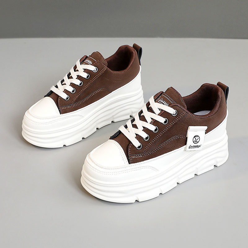 Women's Hidden-Heel Thick-Soled Durable Breathable Sneakers 5 Women's Hidden-Heel Thick-Soled Durable Breathable Sneakers - Image 5