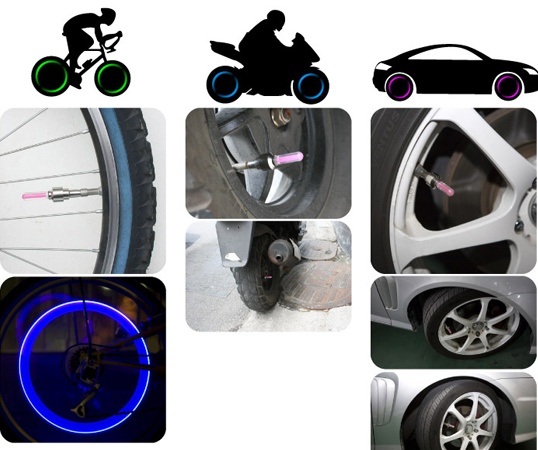 Car & Bike Wheel Valve LED Lights 5 Car & Bike Wheel Valve LED Lights - Image 5