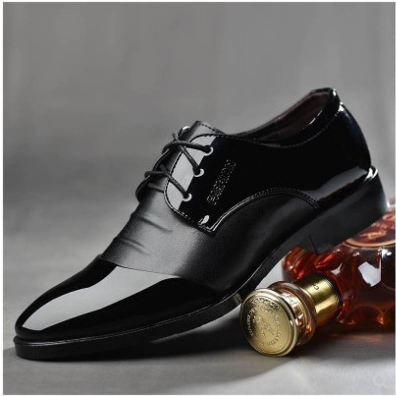 Men's Business Leather Shoes Black 2 Men's Business Leather Shoes Black - Image 2