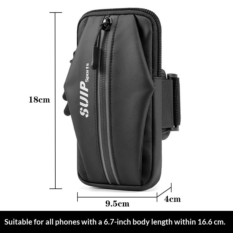 Universal Fitness Gear Arm Sleeves For Outdoor Morning Runs, Wrist Pouch 7 Universal Fitness Gear Arm Sleeves For Outdoor Morning Runs, Wrist Pouch - Image 7