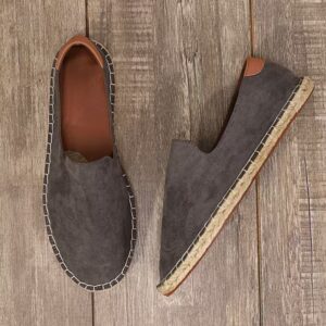 Wear-resistant Canvas Men's Shoes Breathable Slip-on Loafers