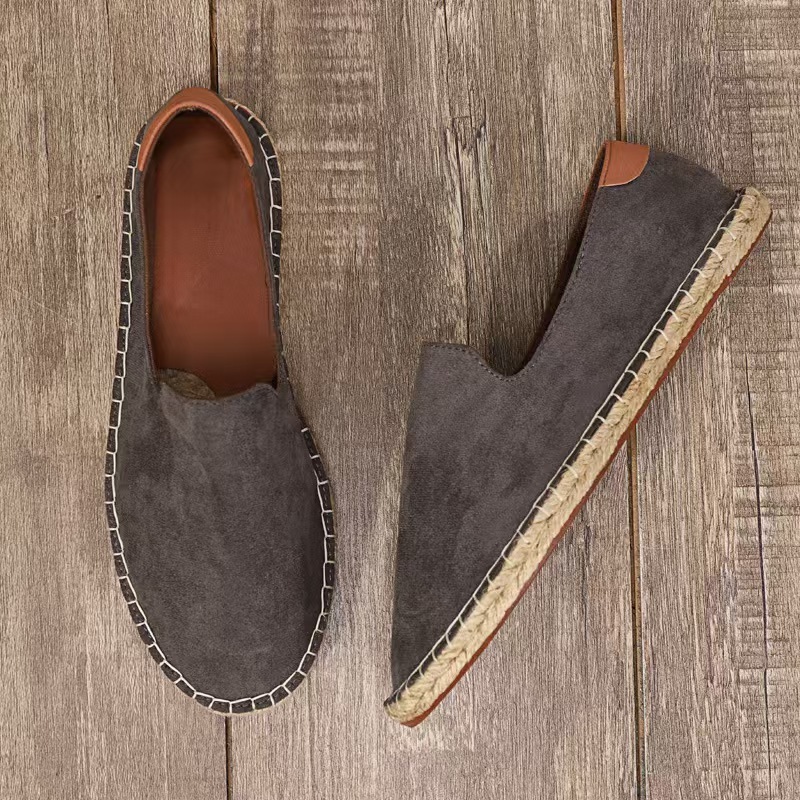Wear-resistant Canvas Men's Shoes Breathable Slip-on Loafers 1 Wear-resistant Canvas Men's Shoes Breathable Slip-on Loafers
