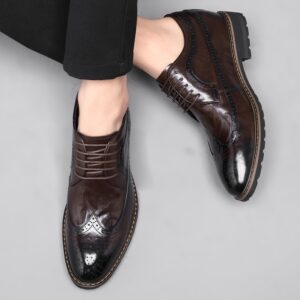 Bullock Men's 8cm Height-increasing Derby Shoes
