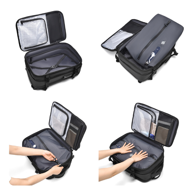Vacuum-Compression Travel Backpack For Men 5 Vacuum-Compression Travel Backpack For Men - Image 5