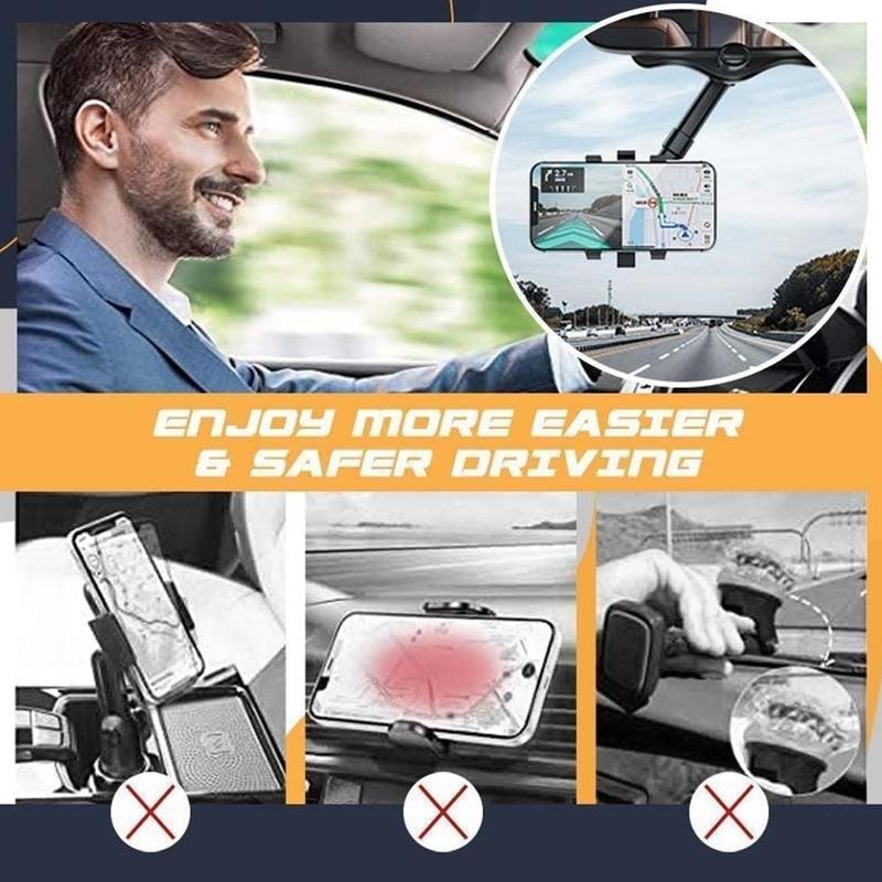 Car Phone Holder Multifunctional 360 Phone Holder Suitable For All Mobile Phones 5 Car Phone Holder Multifunctional 360 Phone Holder Suitable For All Mobile Phones - Image 5