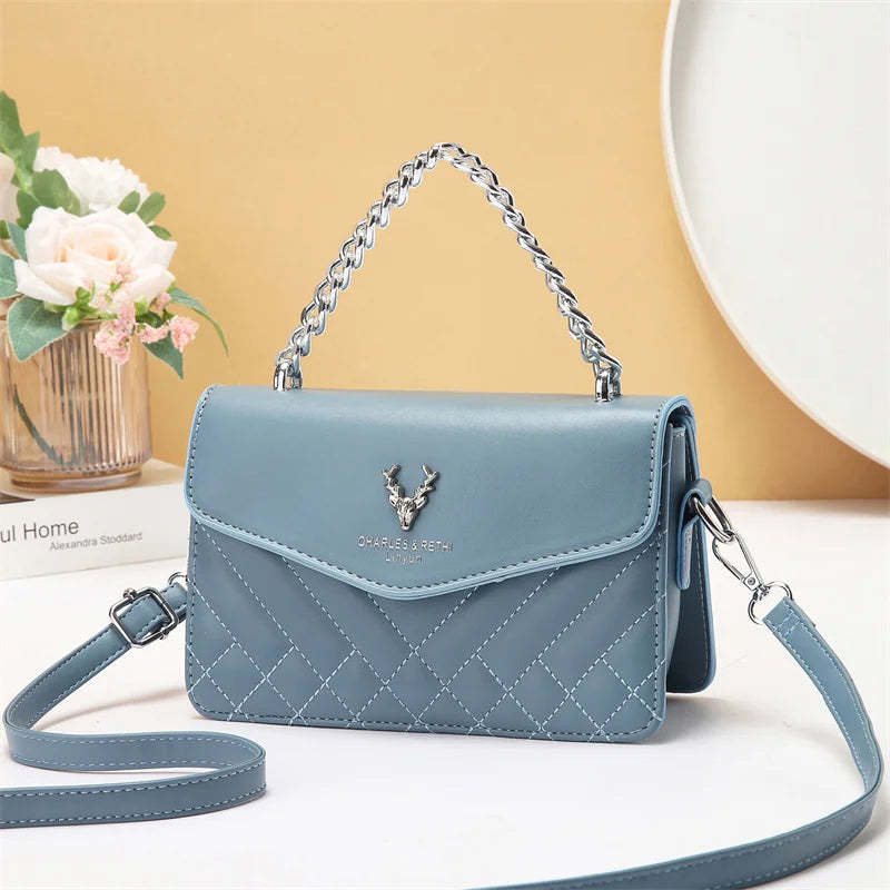 Quilted Mini Bag - Retro Style Casual Handbag 10 Quilted Mini Bag - Retro Style Casual Handbag - Image 10
