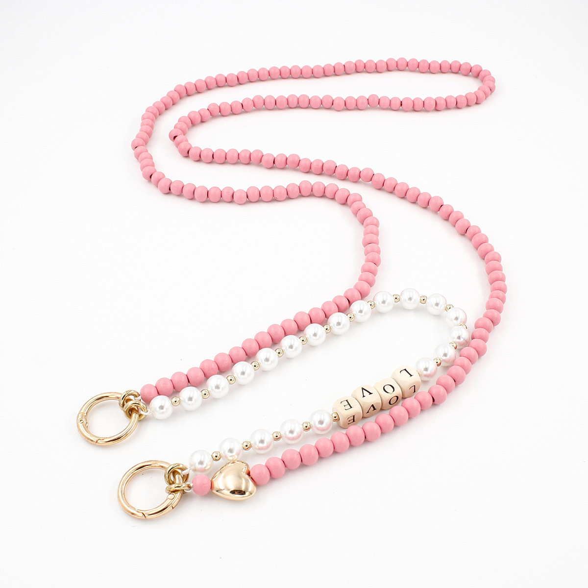 Wooden Bead Bag Chain Letter Double Layer 9 Wooden Bead Bag Chain Letter Double Layer - Image 9