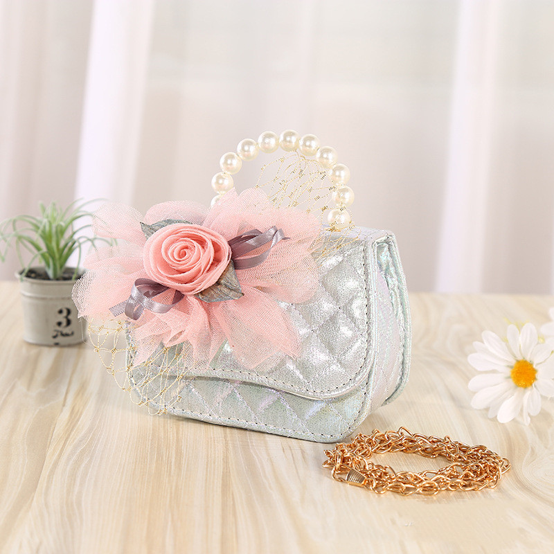 Flower Knitted Pearl Crossbody Bag 1 Flower Knitted Pearl Crossbody Bag