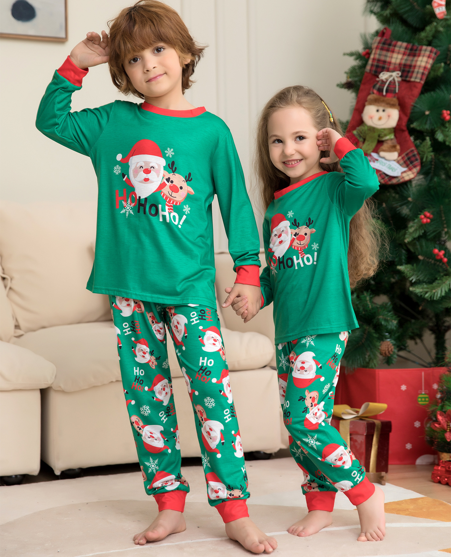 Christmas Pajamas For Family Matching PJs Sets 2 Christmas Pajamas For Family Matching PJs Sets - Image 2