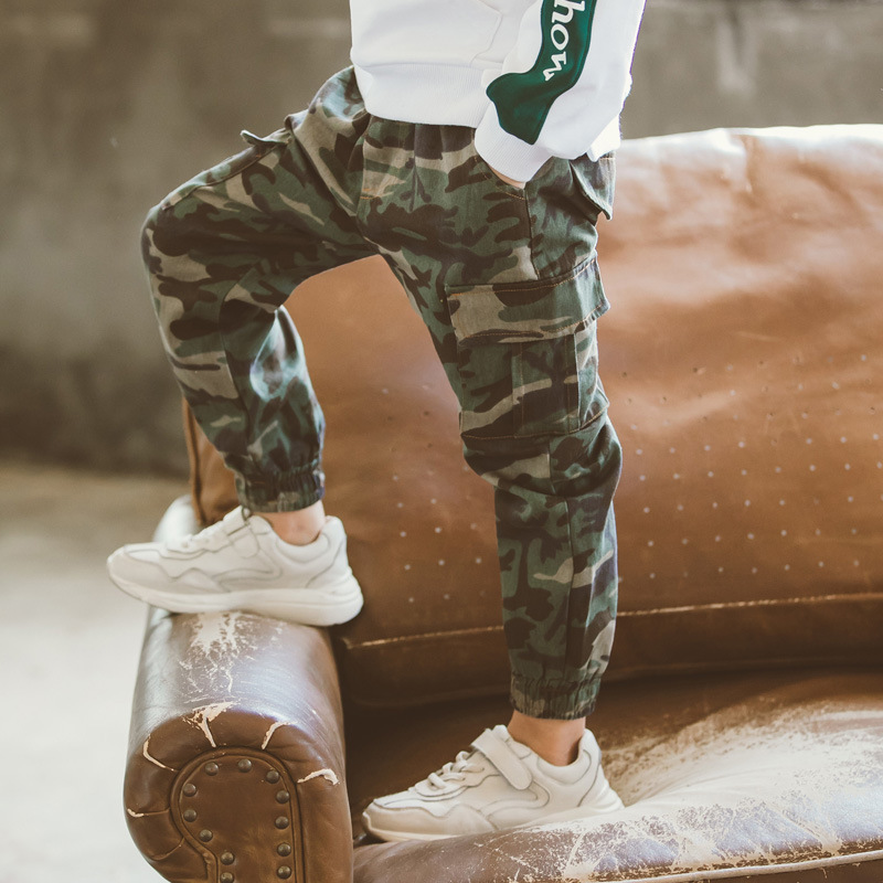 Children's Sports Military Camouflage Casual Trousers 3 Children's Sports Military Camouflage Casual Trousers - Image 3