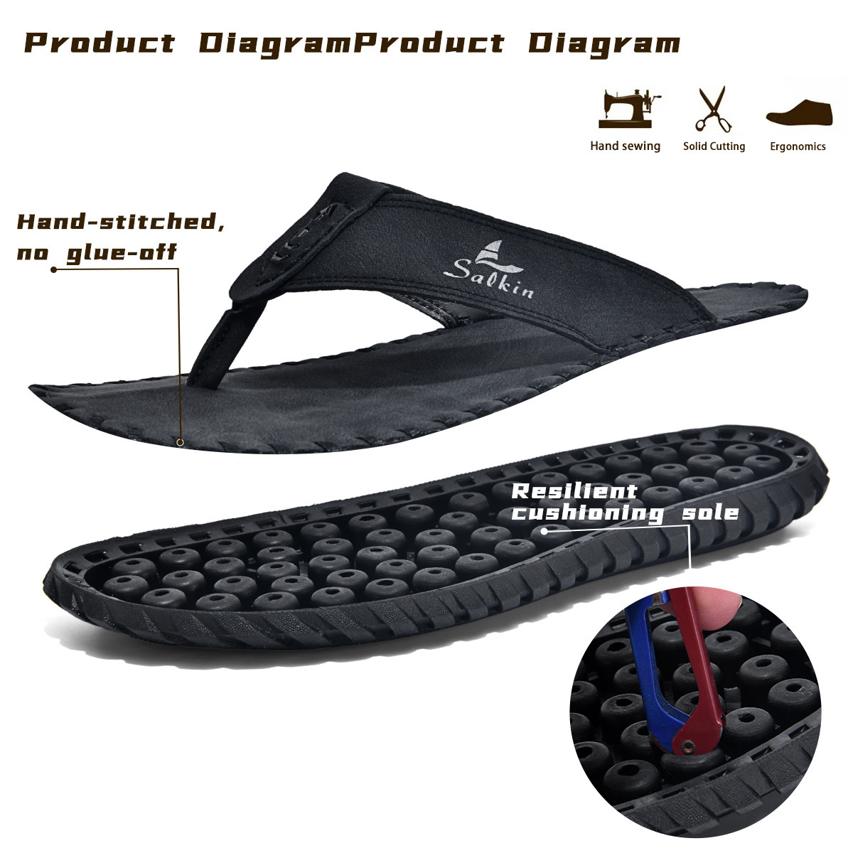 Non-slip Everyday Outdoor Beach Slippers 3 Non-slip Everyday Outdoor Beach Slippers - Image 3