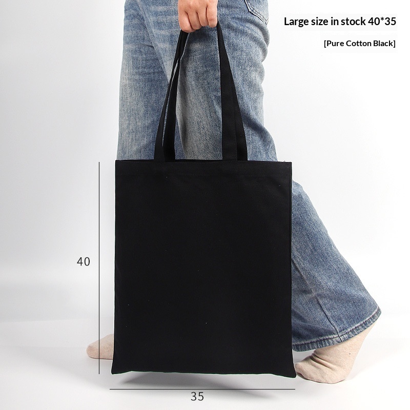 Pure Cotton Colored Portable Canvas Bag 3 Pure Cotton Colored Portable Canvas Bag - Image 3