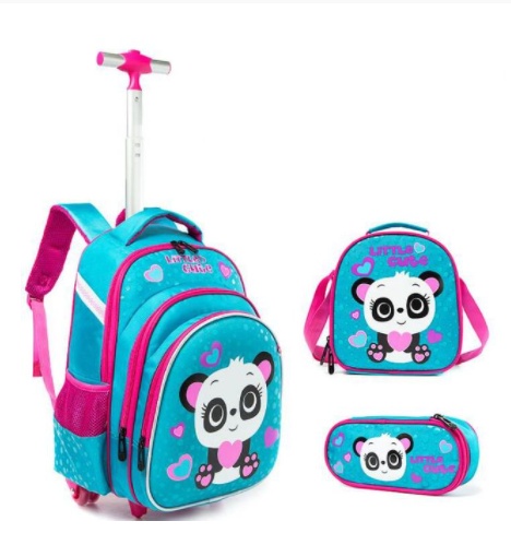 Three-piece Trolley Bag For Primary School Students 1 Three-piece Trolley Bag For Primary School Students