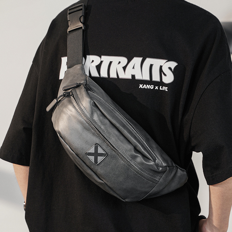 Korean Men's Trendy Fashion Shoulder Bag 1 Korean Men's Trendy Fashion Shoulder Bag
