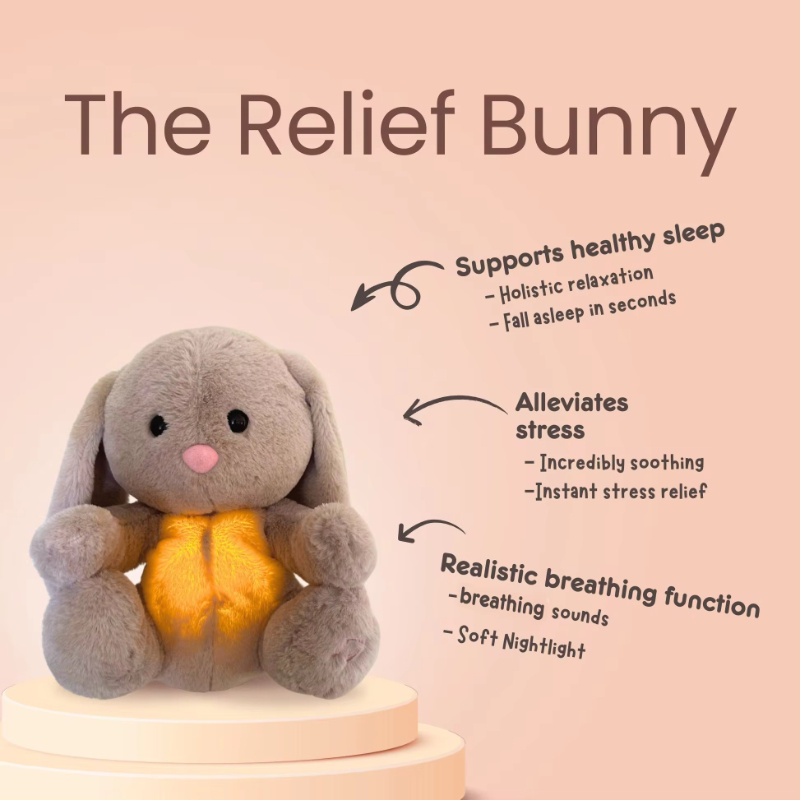Rabbit Soothing Sensory Plush Toy 9 Rabbit Soothing Sensory Plush Toy - Image 9