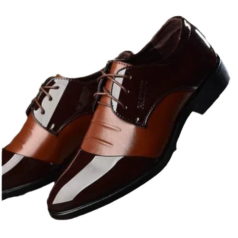 Men's Business Leather Shoes Black 7 Men's Business Leather Shoes Black - Image 7