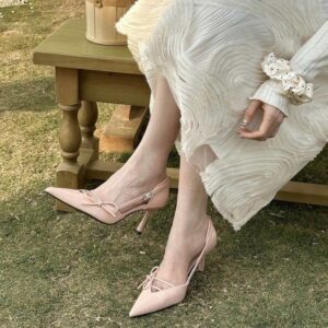 Black Pointed Toe Pumps High Heels