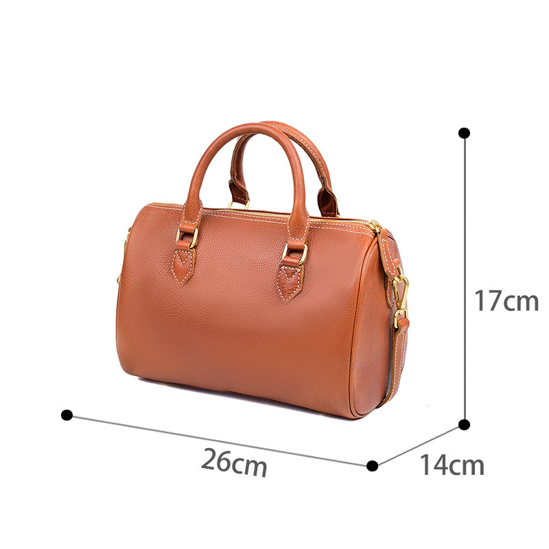 Leather Classic Retro Large Capacity Crossbody Bag 3 Leather Classic Retro Large Capacity Crossbody Bag - Image 3