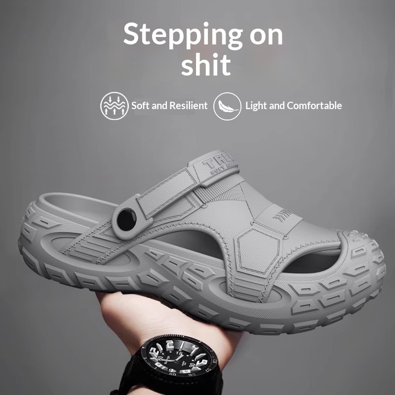 Outdoor Non-Slip Soft-Soled Closed-Toe Beach Clog Shoes 7 Outdoor Non-Slip Soft-Soled Closed-Toe Beach Clog Shoes - Image 7