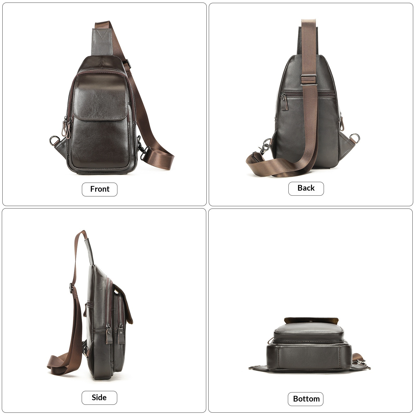 Men's Casual Shoulder Crossbody Bag 6 Men's Casual Shoulder Crossbody Bag - Image 6