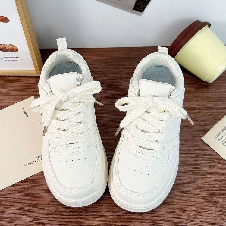 Women's White Sneakers, Versatile Platform Casual Sports Shoes 3 Women's White Sneakers, Versatile Platform Casual Sports Shoes - Image 3