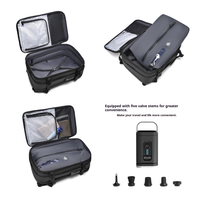 Vacuum-Compression Travel Backpack For Men 7 Vacuum-Compression Travel Backpack For Men - Image 7