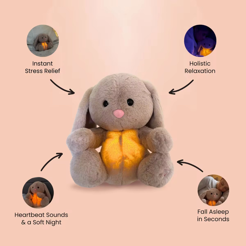 Rabbit Soothing Sensory Plush Toy 3 Rabbit Soothing Sensory Plush Toy - Image 3