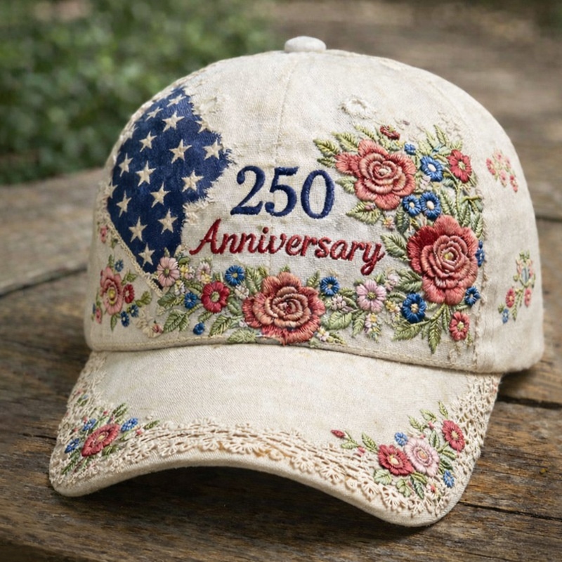 America's 250th Anniversary 3D Printed Cap 4 America's 250th Anniversary 3D Printed Cap - Image 4