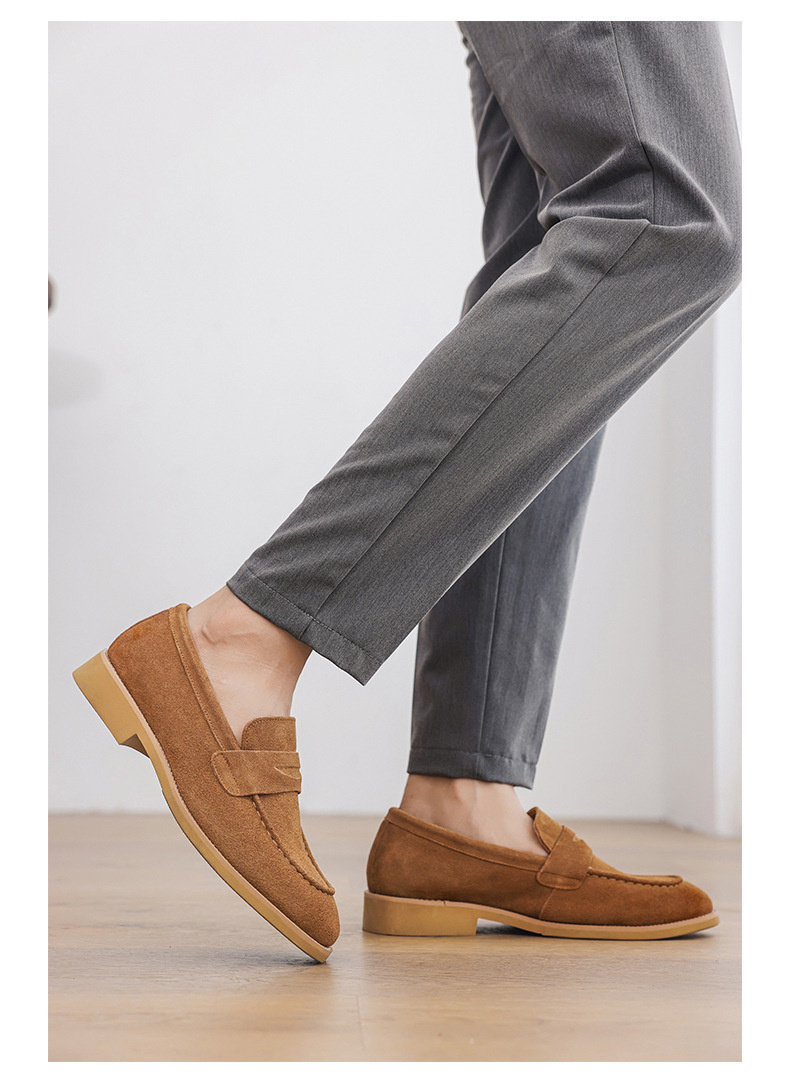 Formal Business-Casual Leather Men's Slip-On Loafers 6 Formal Business-Casual Leather Men's Slip-On Loafers - Image 6