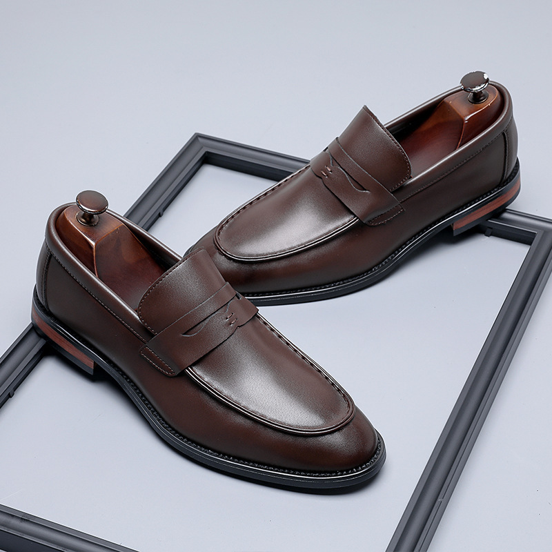 Business Formal Slip-on Leather Shoes 2 Business Formal Slip-on Leather Shoes - Image 2