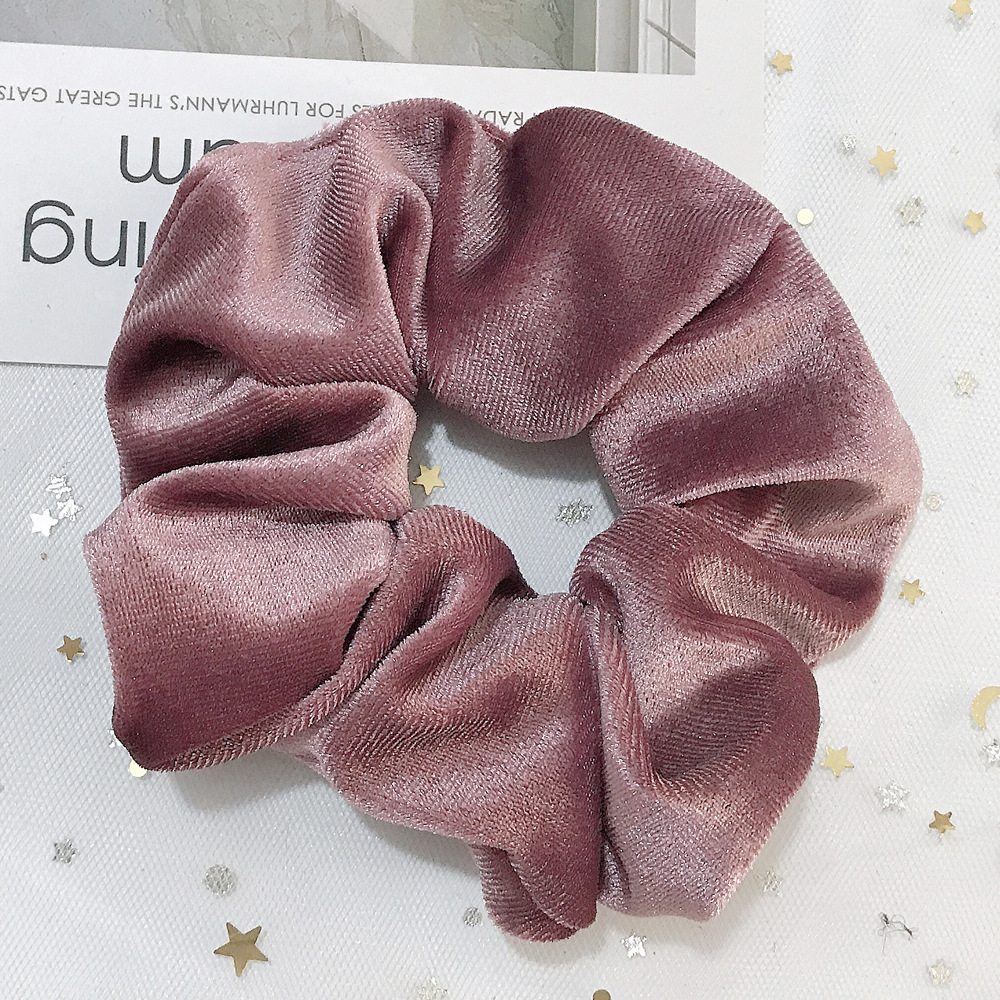 Flannel Hair Tie Hair Rope Amazon Velvet Fashion Ponytail Hair Accessories 2 Flannel Hair Tie Hair Rope Amazon Velvet Fashion Ponytail Hair Accessories - Image 2