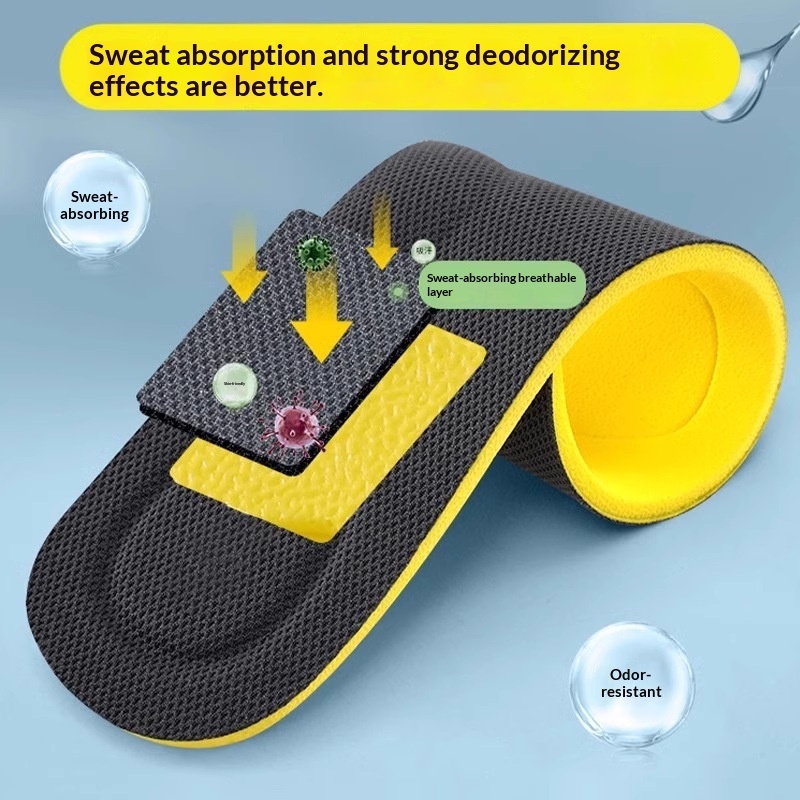 Breathable High-elasticity Shock-absorbing Casual Insole 2 Breathable High-elasticity Shock-absorbing Casual Insole - Image 2