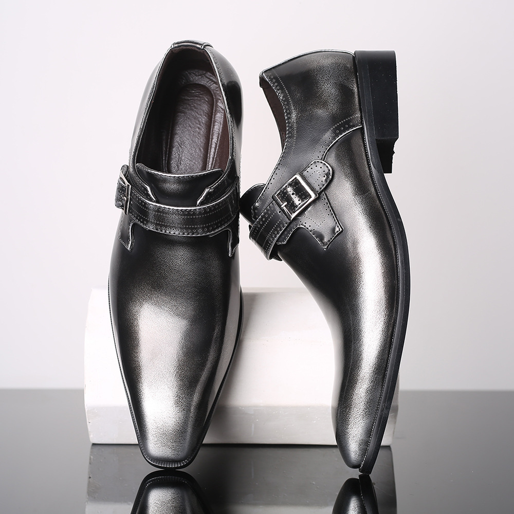 Business-casual Formal Men's Leather Shoes 7 Business-casual Formal Men's Leather Shoes - Image 7