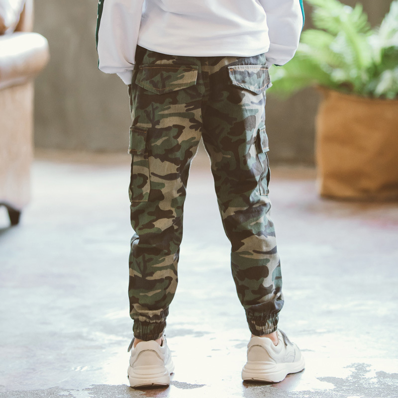 Children's Sports Military Camouflage Casual Trousers 2 Children's Sports Military Camouflage Casual Trousers - Image 2